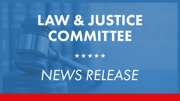 Regan Convenes First Law & Justice Committee Meeting